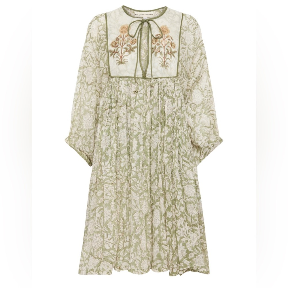 Diya Mini Dress ~ Pistachio - Picture 9 of 11